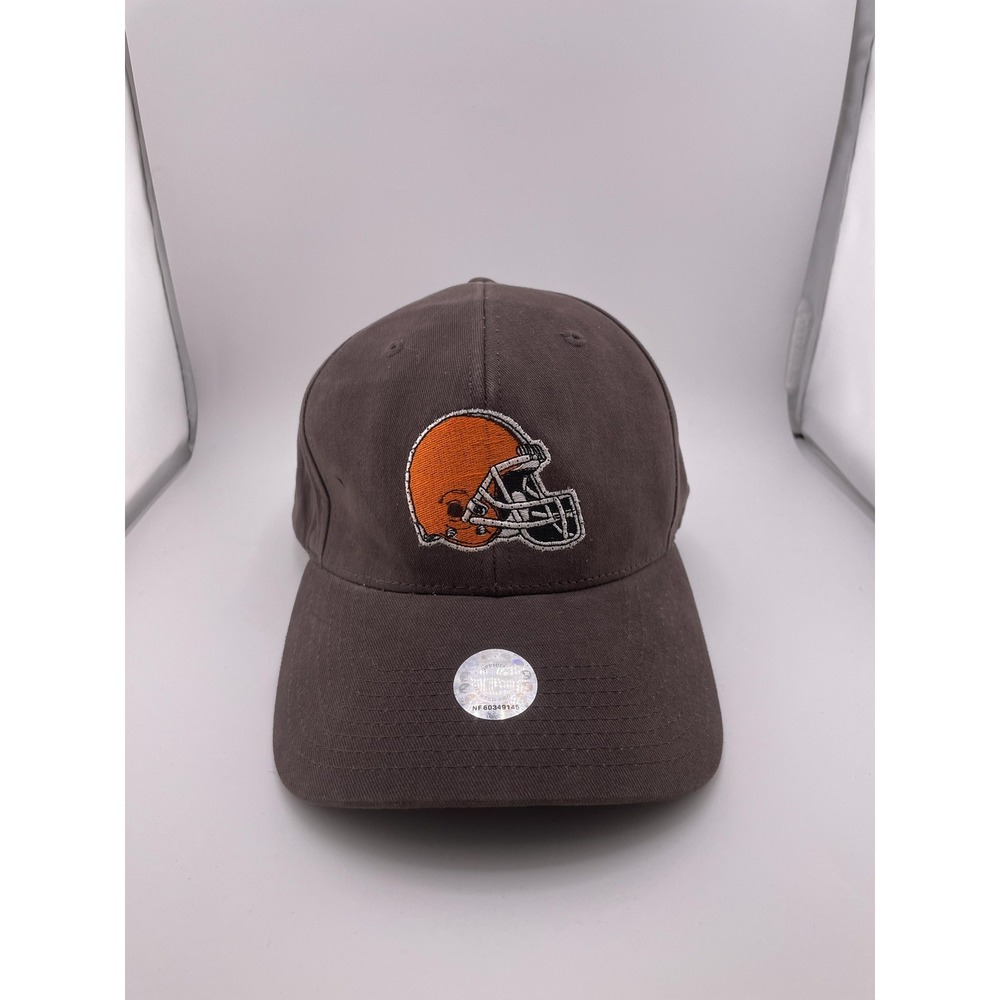 Vintage Cleveland Browns Hat Cap Strap Back One Size NFL Fiber Optic Logo 7